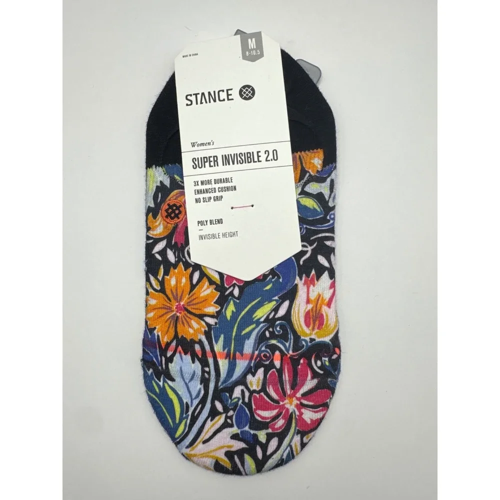TOMS Stance Two Left Feet Womens Socks Bundle 3 Pairs No Show Crew Size M 8-10.5